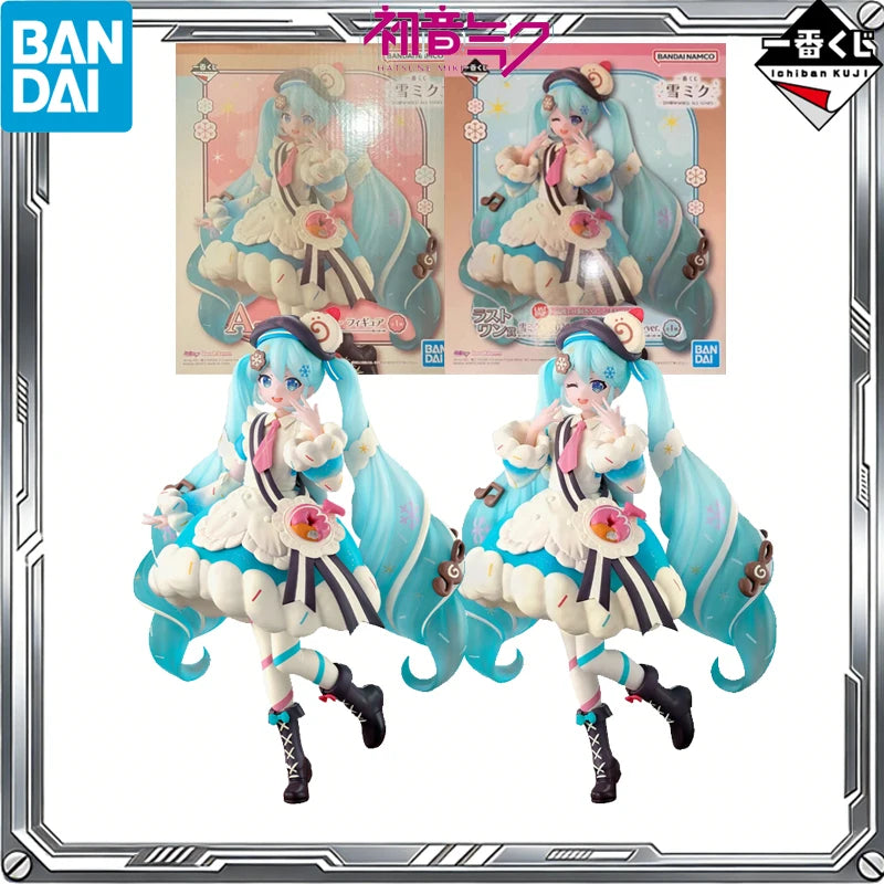 BANDAI Genuine Ichiban Kuji Hatsune Miku Anime SNOW MIKU ALL STARS 2026 Action Figure Toys Gift Collectible Model Ornaments