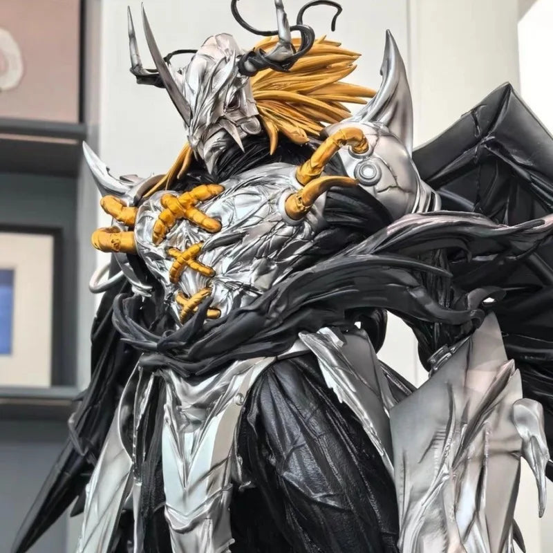 40cm Digimon Adventure Black War Greymon Anime Figure Model Statue Boys Collection Model Desktop Decoration Ornament Toys Gifts