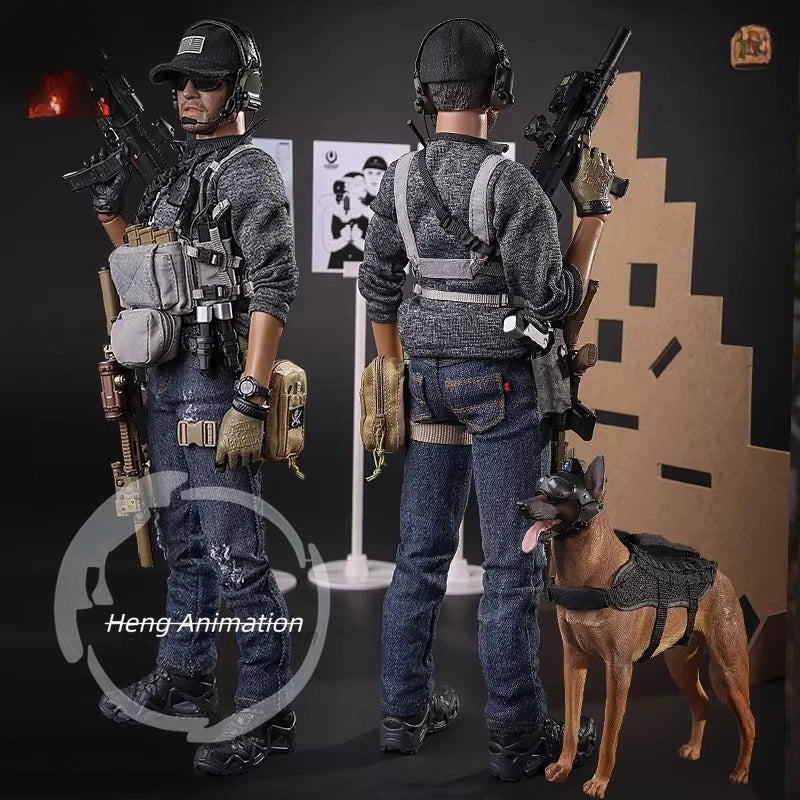 1/6 Scale Soldier Model US Navy SEALs with Dog M029 Action Figure Ornament Collection Q3 2026