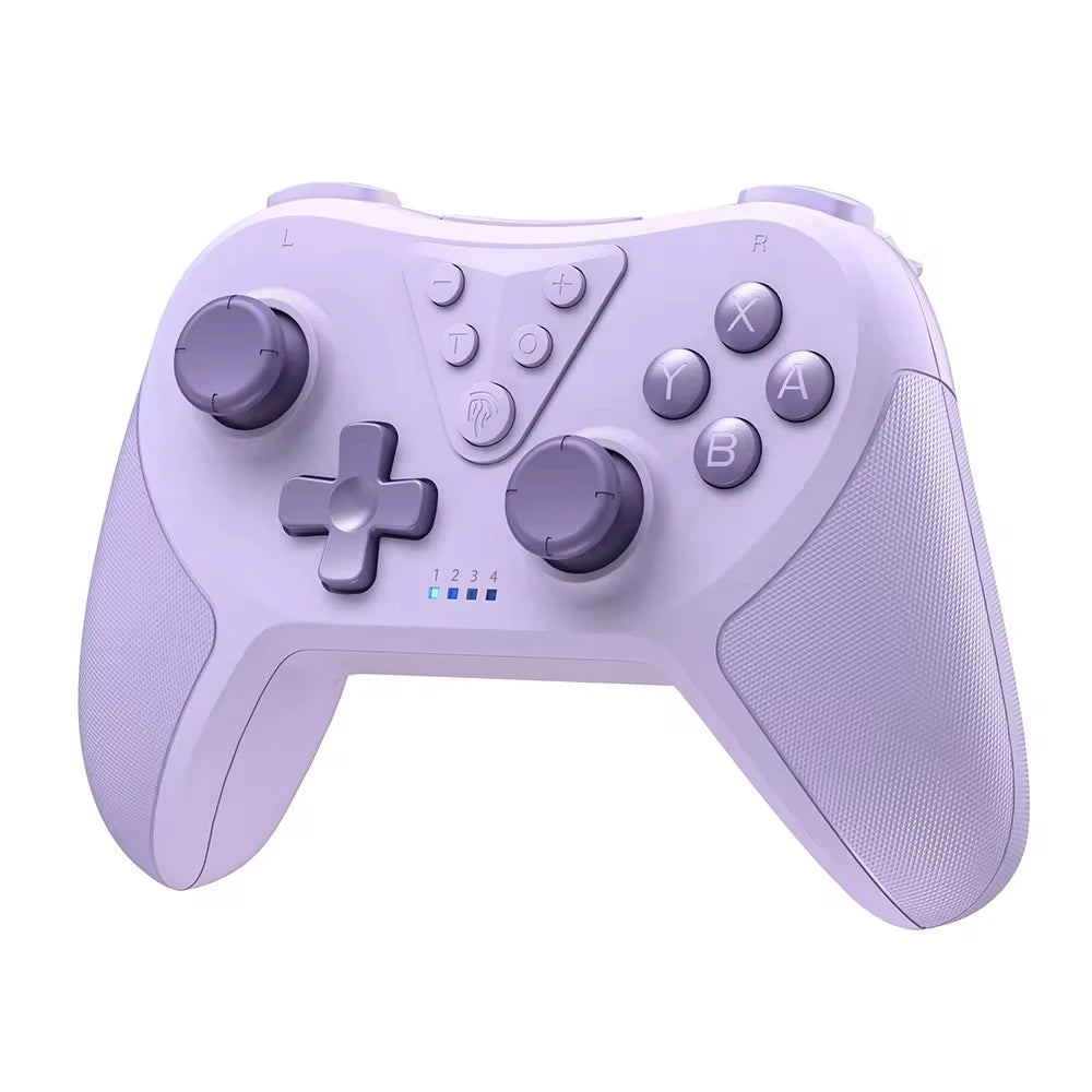 Wireless PC Gamepad Bluetooth Gaming Controller Compatible with PC/Phone/Switch/Steam, Turbo RGB Hall Effect