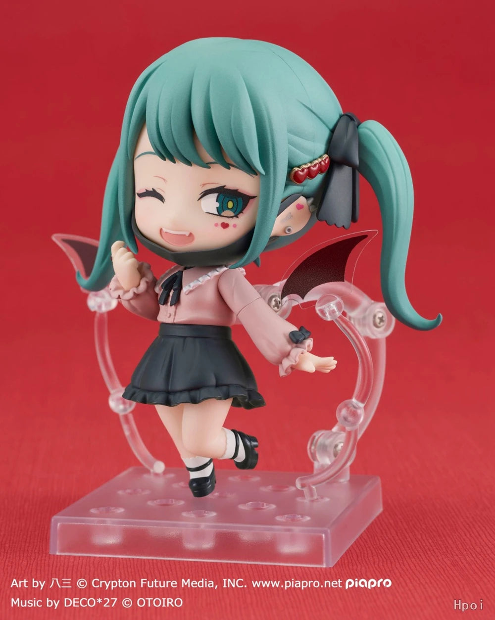 10CM Anime Figure Hatsune Miku #2239 The Vampire Ver Action Figure PVC OB11 Comes With Replacement Stand Model Toy Gift