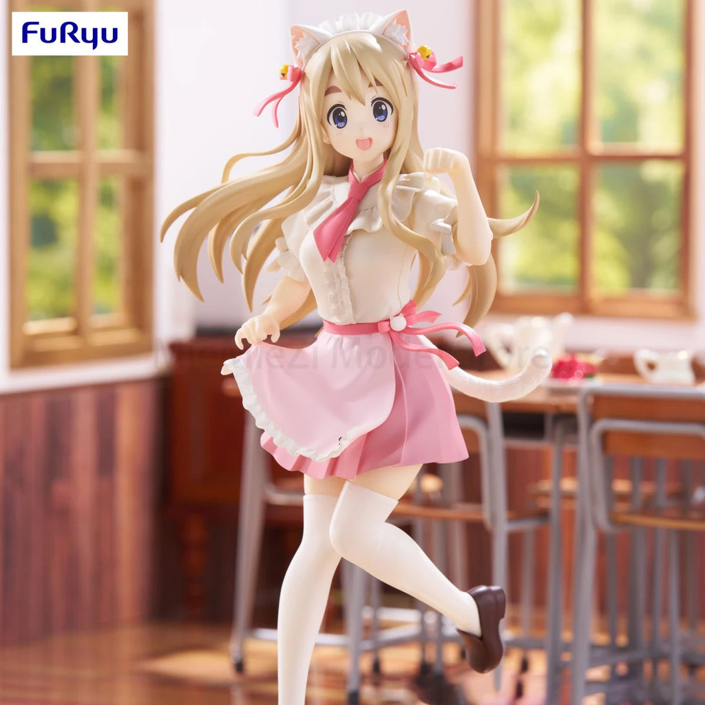 Original Genuine FuRyu Prepainted Trio-Try-iT Figure K-ON! Kotobuki Tsumugi Anime Figure Garage Kit Model Decoration Gift Cute