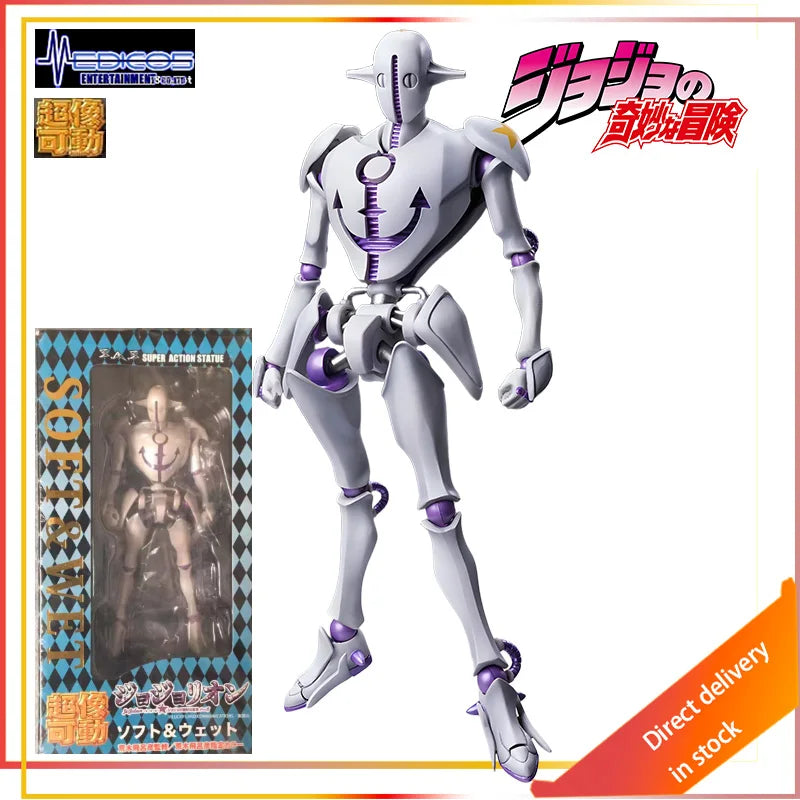 MEDICOS Original Super Like Mobile Jojo Fantastic Adventure Part 8 Dongfang Dingzhu  Action Figure Model Toys Movable Model