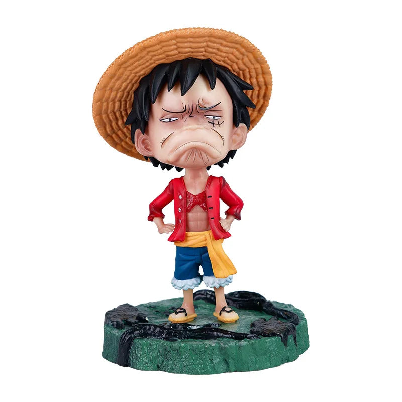 Anime One Piece Figur Monkey D. Luffy PVC Actionfigur Statue Sammlermodell Kinderspielzeug Puppe Geburtstags- und Weihnachtsgeschenke