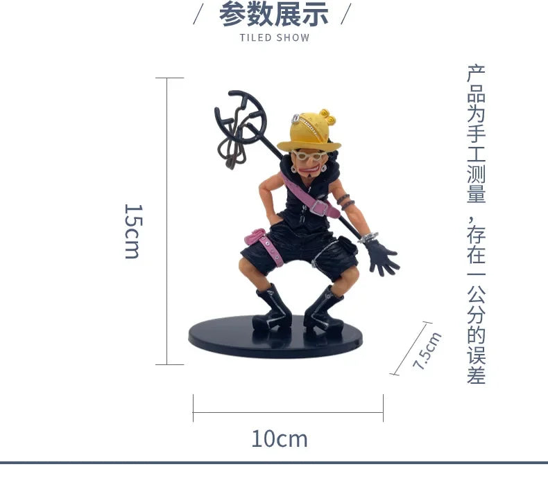 Hot Anime One Piece Action Figure 15cm Usopp PVC Statue Model Doll Figurines Collectible Room Decoration Gifts Kids Toys