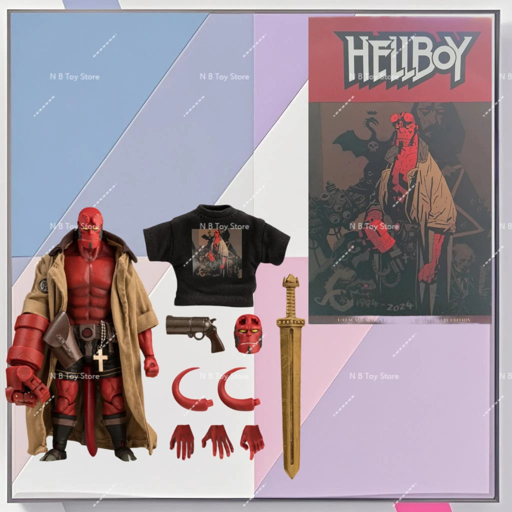 1000 Toys in Original Stock 1/12 Scale Japanese Version Hellboy Man Lobster Spiny Set 6-inch Male Soldier