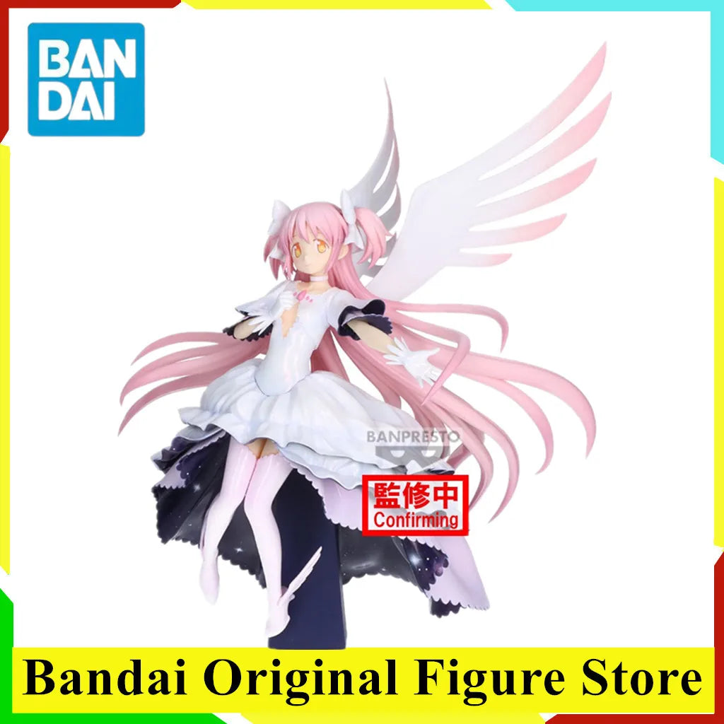 Original BANDAI BANPRESTO Akemi Homura Madoka Kaname Action Figure Toy Anime EVOLVE Puella Magi Madoka Magica The Rebellion Doll
