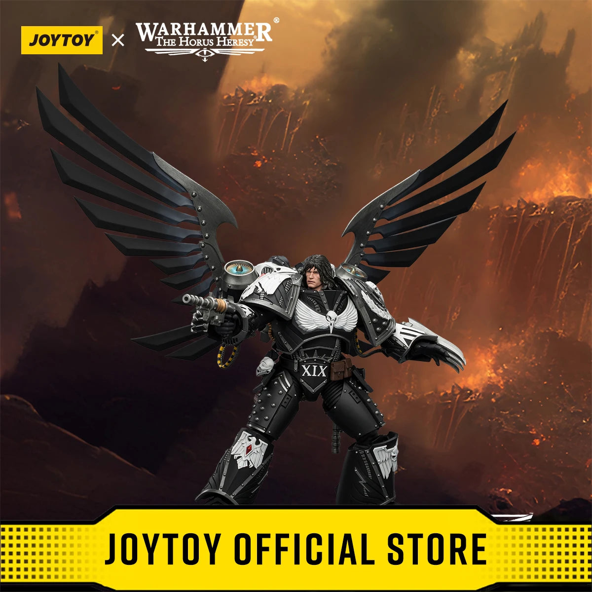 Warhammer "The Horus Heresy" Action Figures Raven Guard Corvus Corax, Primarch of the XIX Legion