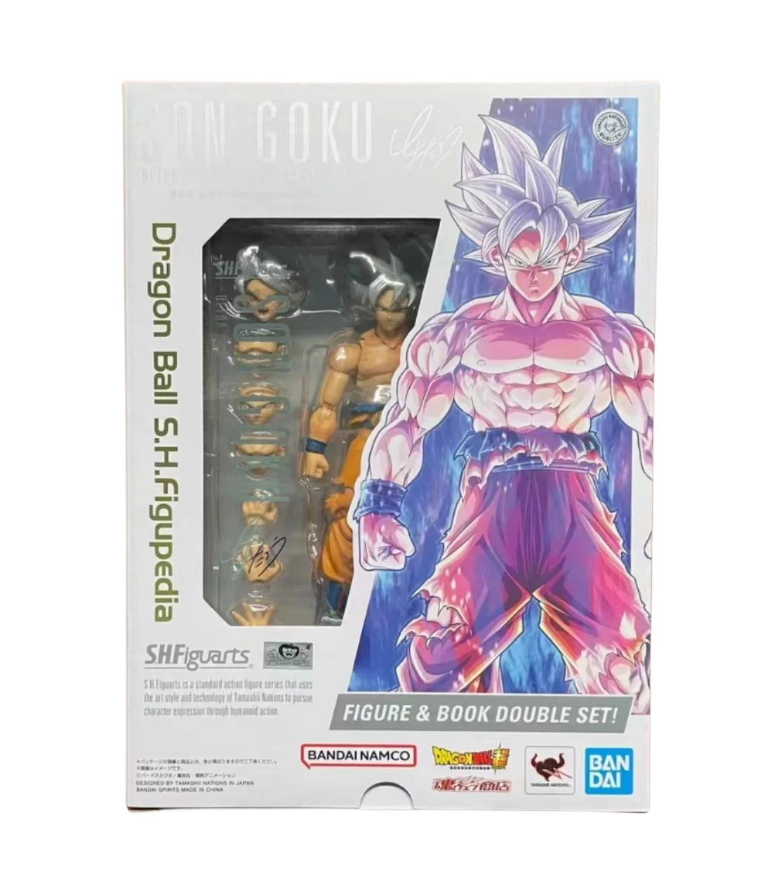 Bandai Genuine S.H.F Dragon Ball Super Anime Figure Son Goku Migatte No Gokui Action Toys for Boys Girls Gift Collectible Model