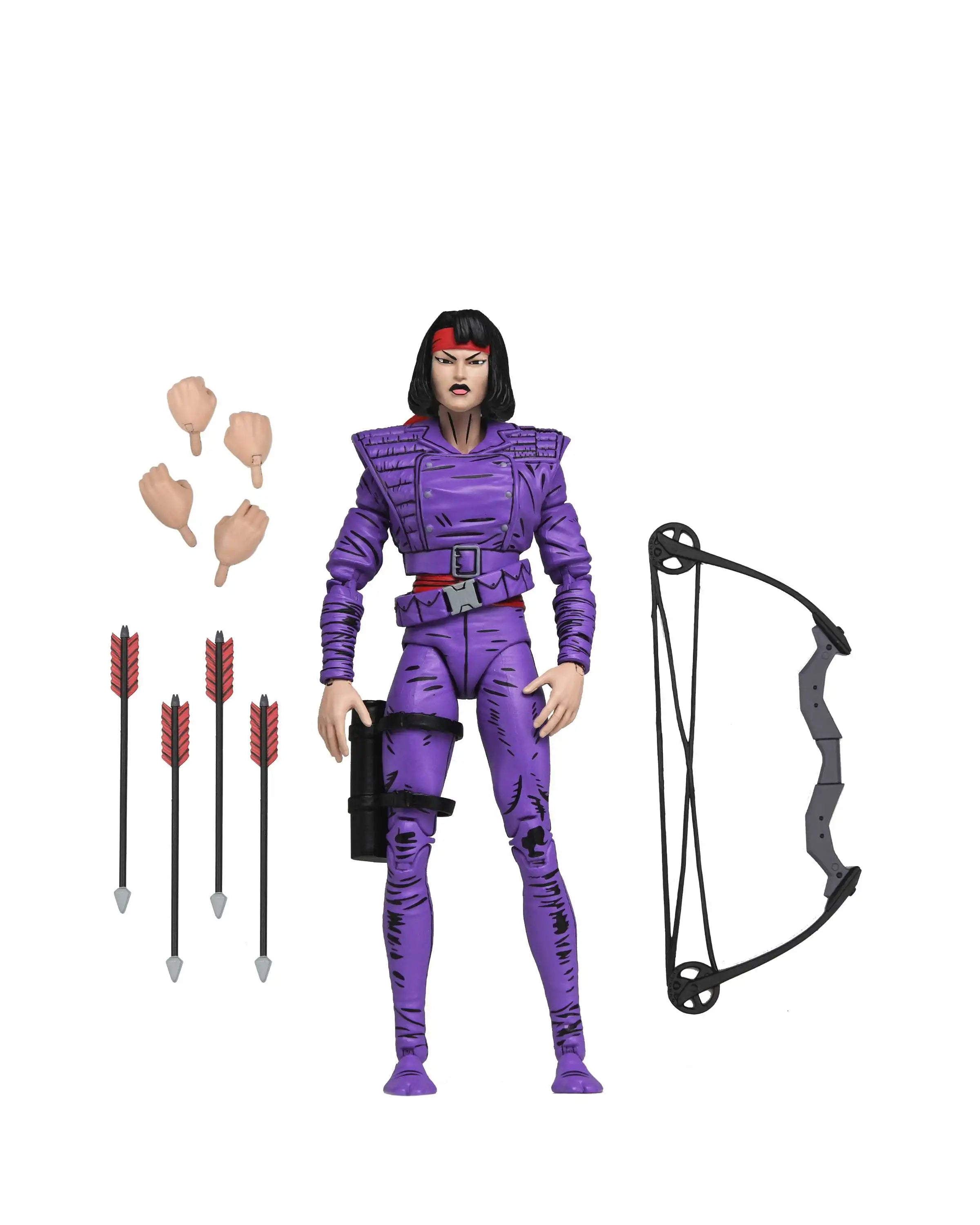 NECA 54599 Teenage Mutant Ninja Turtles (Mirage Comics) Action Figure Karai Mercenary 18 cm Gift Original Model Doll Toys TMNT