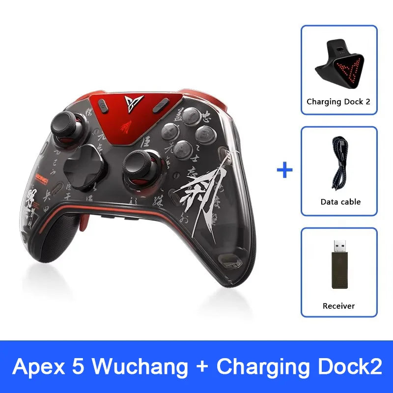 Flydigi Apex 5 Wuchang Version Wireless Force Feedback Gaming Controller with Tri-Mode Switch for PC Switch iOS Android TV