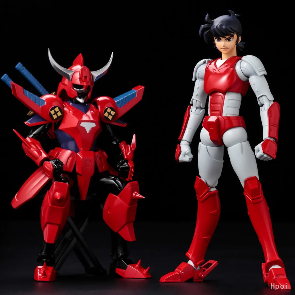 【In Stock】Original Sentinel Super-Functionable Samurai Troopers Sanada Ryo Flame God Anime Action Figure Model Toys Ornaments