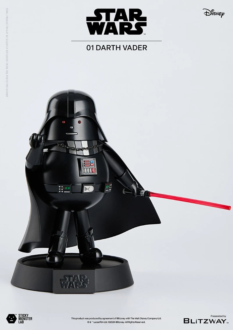In Stock BLITZWAY SML Series Star Wars Statue Darth Vader Luke Yoda SW01-04 Figure Anime Models Toy Doll Gift Collectible