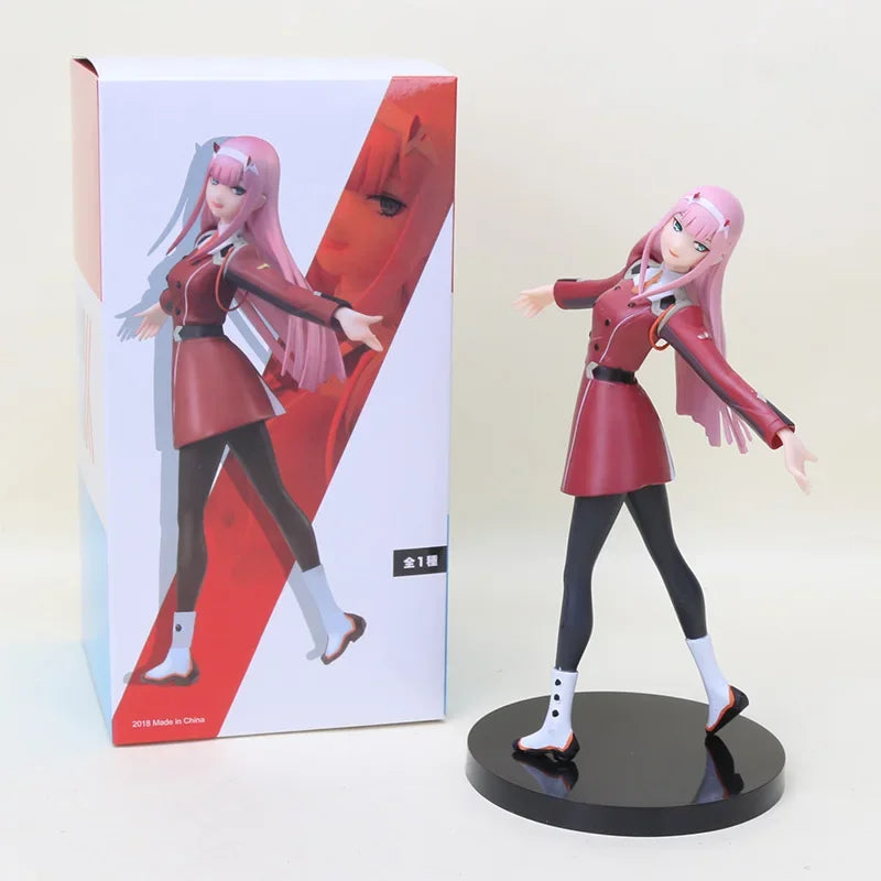 28cm DARLING in the FRANXX Zero Two 02 Sexy Anime Girl Figure Zero Two For My Darling Wedding Action Figure Collectible Doll Toy