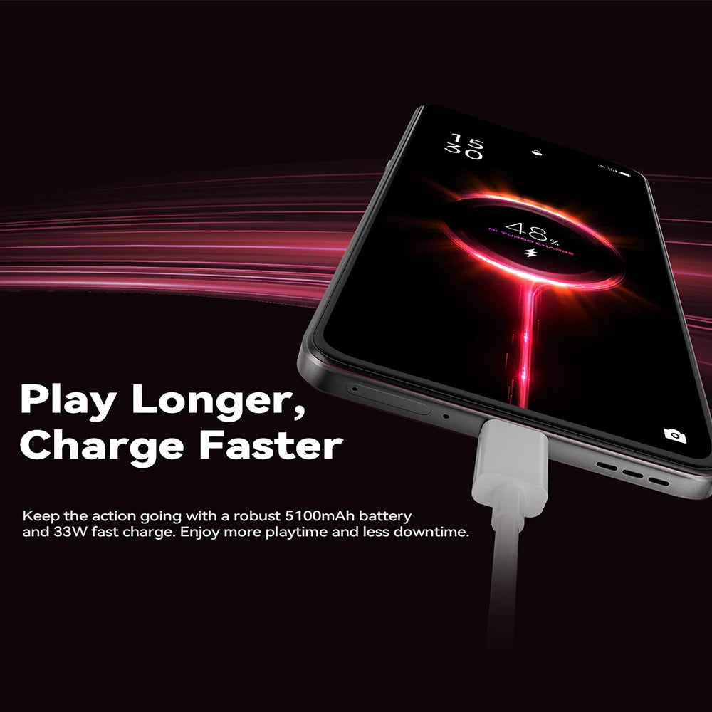 5G-Smartphone CUBOT MAX 5 Dimensity 8200 6,95 Zoll 144 Hz großer Bildschirm 12 GB RAM + 256 GB ROM 5100 mAh Akku Gaming-Telefon NFC Android 14