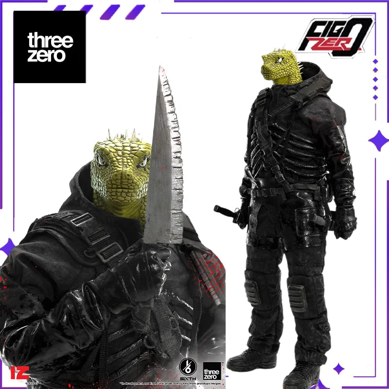 [In Stock] Threezero Original Threezero Monster Heart CAIMAN 1/6 Anime Finished Product Mobile Exquisite Model Handmade Toy Gift