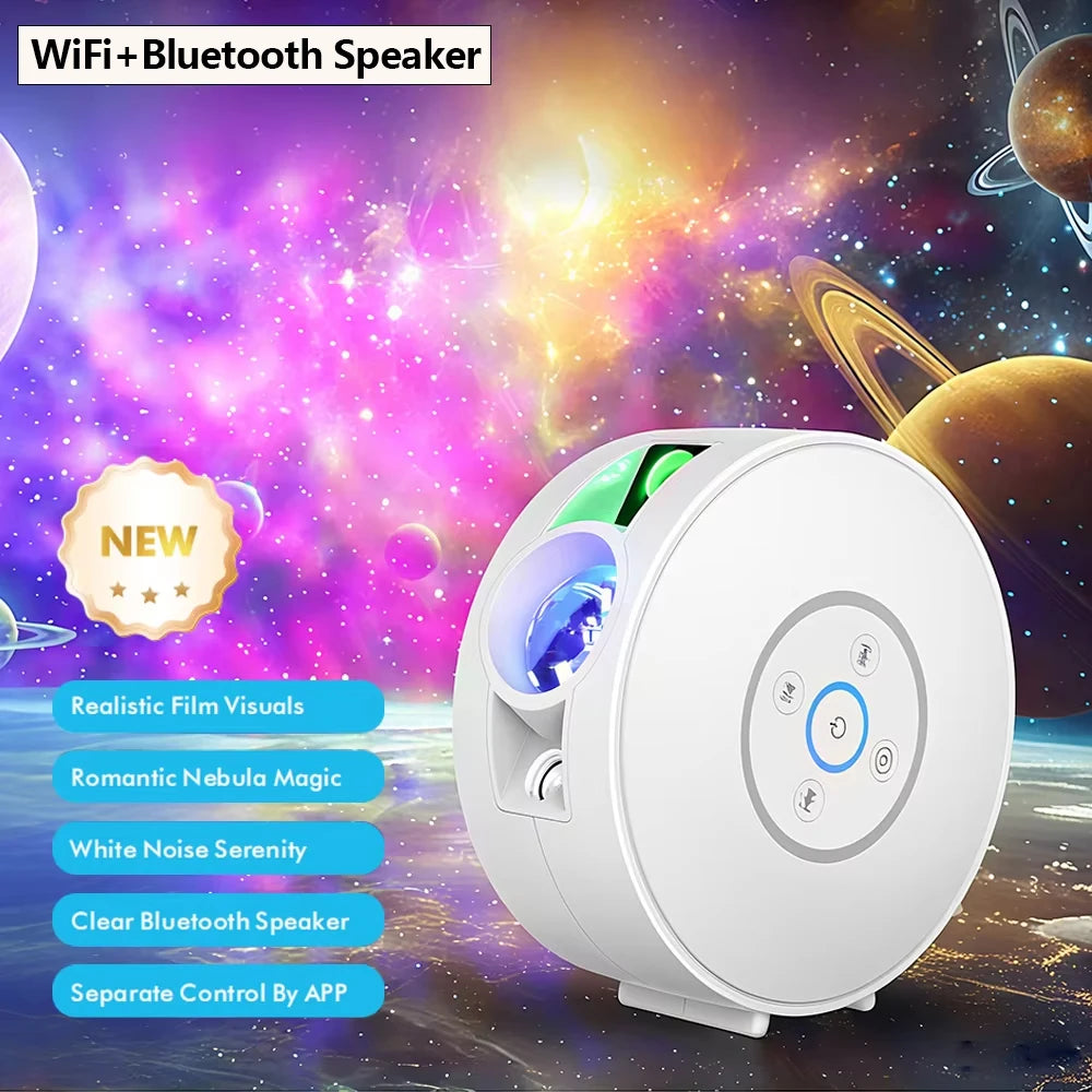 Smart Galaxy Star Projector Night Light App Controlled Nebula Ceiling Night Light For Gaming Room Bedroom Decor