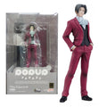 18CM Anime Gyakuten Saiban Mitsurugi Reiji Figure Game Doll Toy Model Doll Standing Naruhodo Ryuichi Aciton Figure PVC