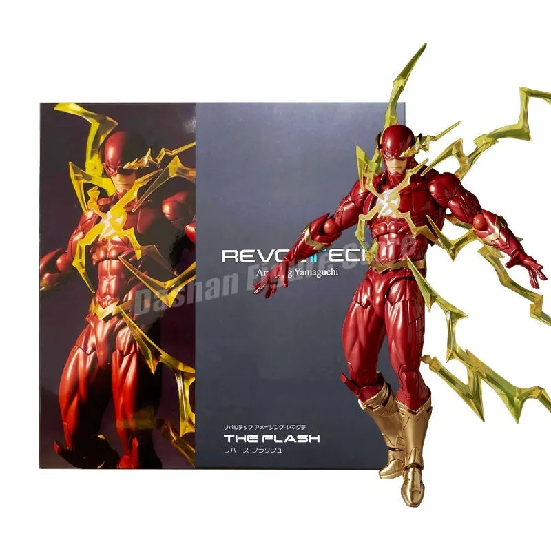 Amazing Yamaguchi Flash Action Figure Super Hero Movable Collection 17cm Kaiyodo Revoltech Flashpoint Figurine Model Toys Gifts