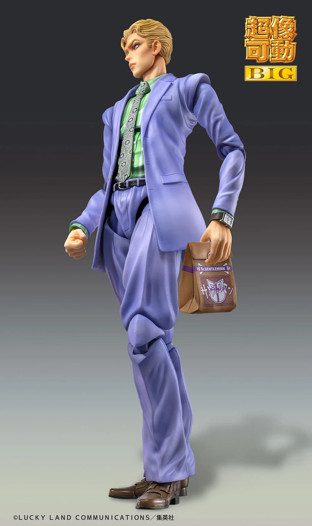 100% Original in Stock Medicos Entertainment Super Action Statue BIG Jojo No Kimyou Na Bouken Kira Yoshikage 20.5cm Model Toys