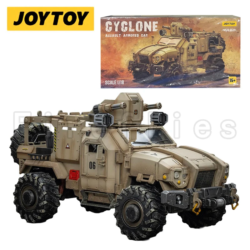 1/18 JOYTOY 3.75inch Action Figure Hardcore Coldplay Cyclone Assauit Armored Car Re-issue Version Anime Model Toy