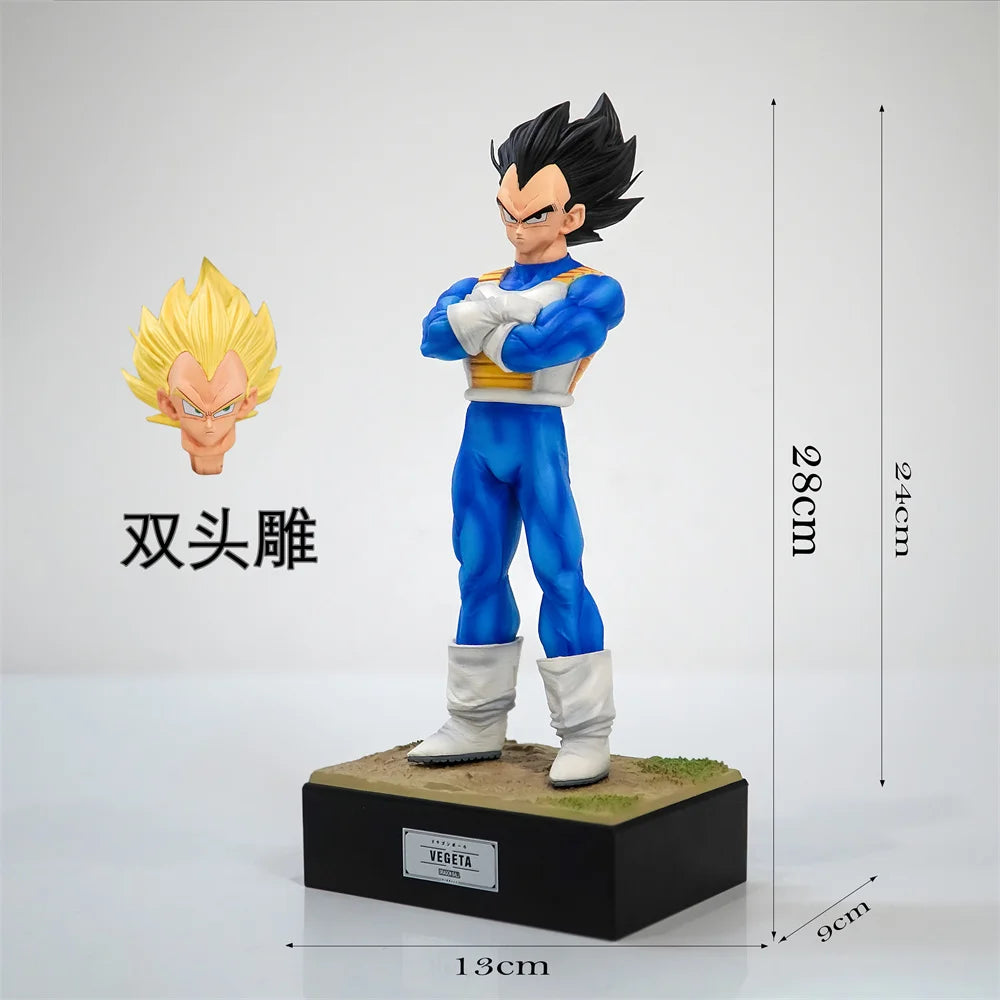 Anime Dragon Ball Z Majin Vegeta Figure Vegeta Figurine 28cm Pvc Action Figures Gk Statue Collection Model Toys Gifts