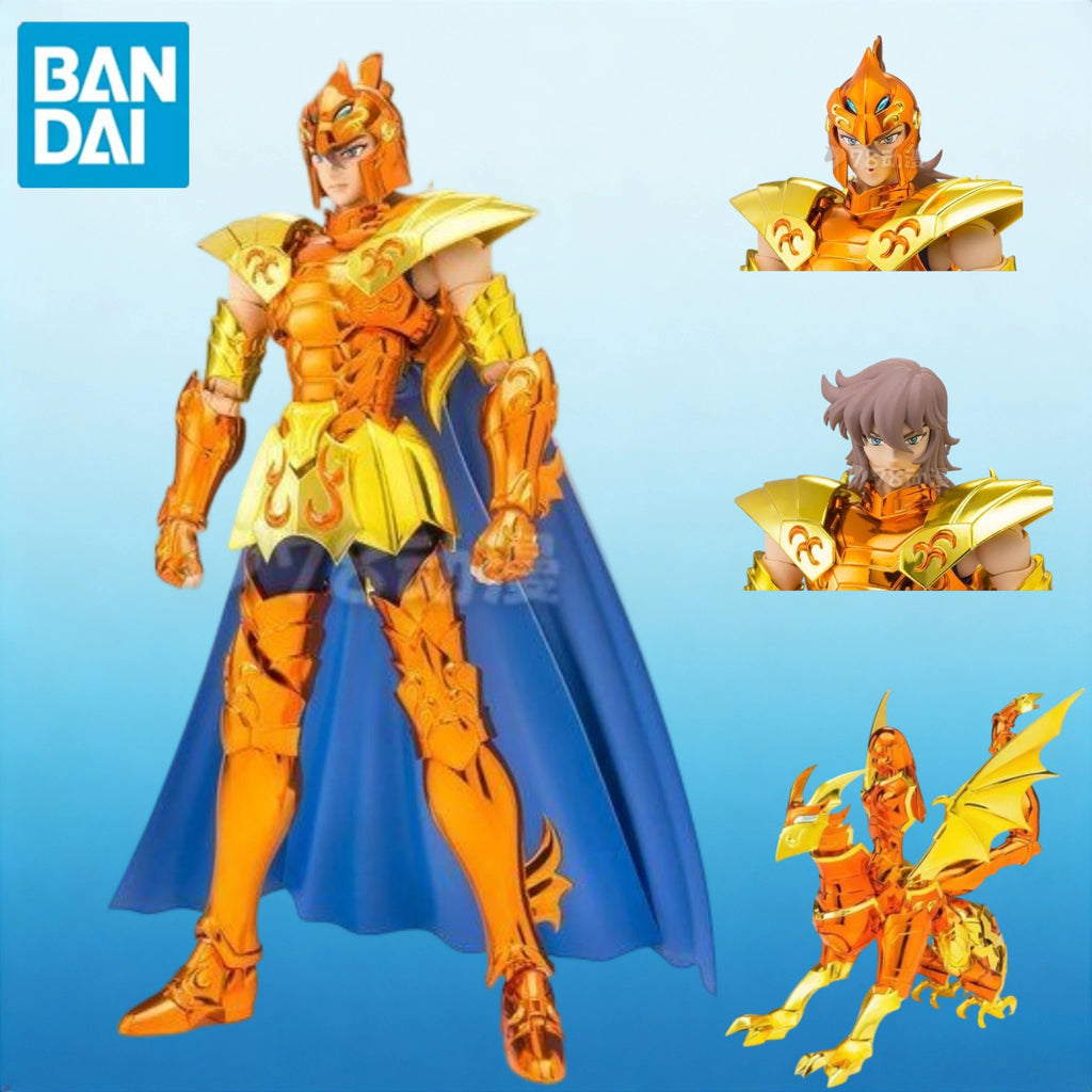 In-stock Bandai Saint Seiya Cloth Myth EX Sea Dragon Dragon Shiryu Sea Horse Balin Alloy Action Figure Collectible Model Gift