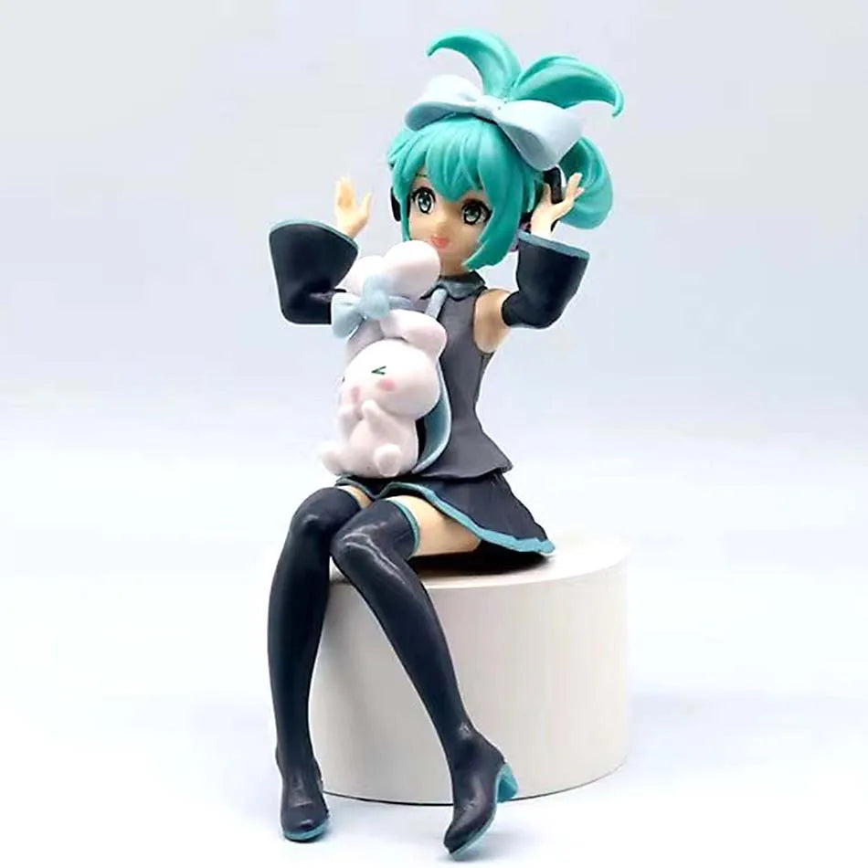 20cm Sexy Girl Hatsune Miku Anime Figure Fashion Subclture Miku Action Figure Christmas Gift PVC Collection Model Doll Toys