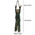 1PC Halloween Hanging Pumpkin Head Decoration with Scary Sounds - Fabric,  for Hanging Decor, Celebrates Halloween, Christmas