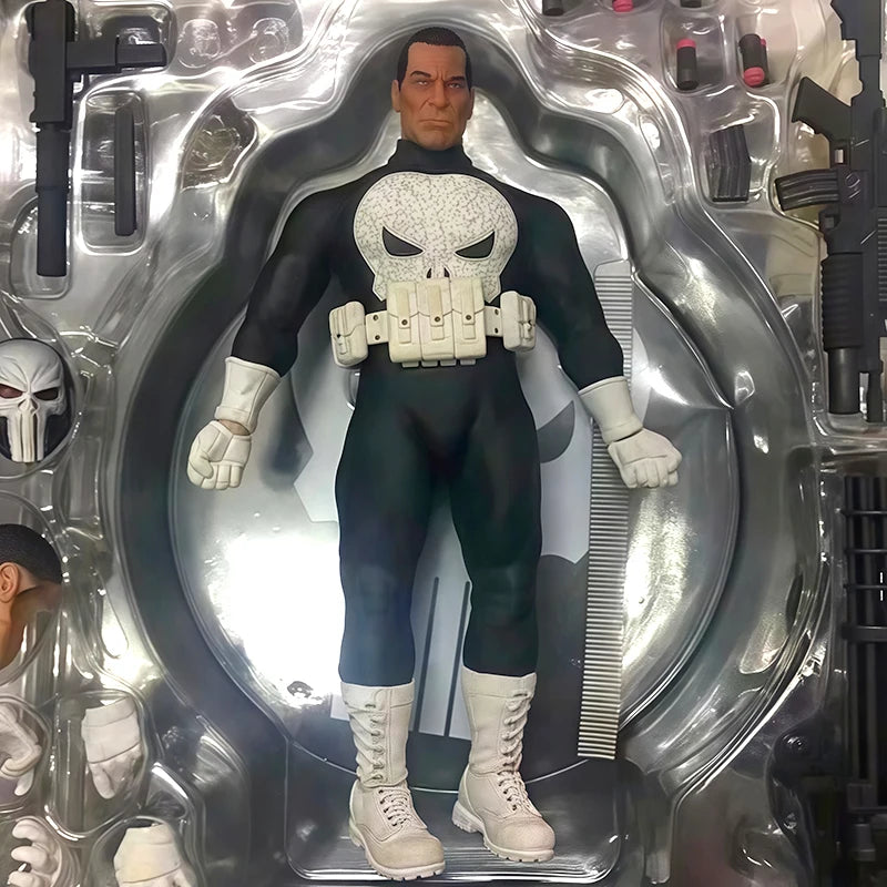 Avengers: The Punisher Cloth Series 6-inch Mobile Doll Luxury Edition First and Second Generation Boxed Handheld Mobile Toys