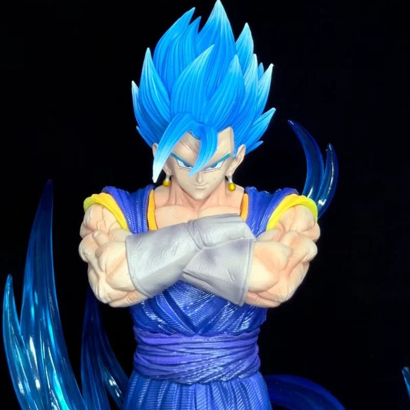 Anime Dragon Ball Z Vegetto Super Saiyan Blue Figure Gk Model Statue Collectable Ornaments Combat Action Figurine Boy Toy Gifts