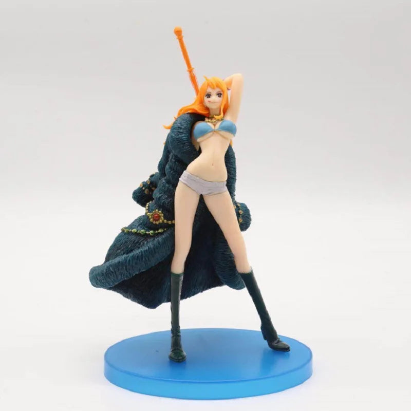 One Piece Фигура Аниме 20-та годишнина Синя Версия. Луфи Зоро Чопър Санджи Робин Франки Усоп Нами Брук Екшън Фигура Модел Играчка