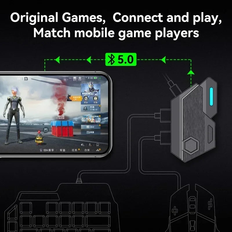 Mix SE/Elite Maus- und Tastaturadapter Comverter Wireless Game Controller Handyspiel für PUBG Für Android Mobile Laptop PUBG