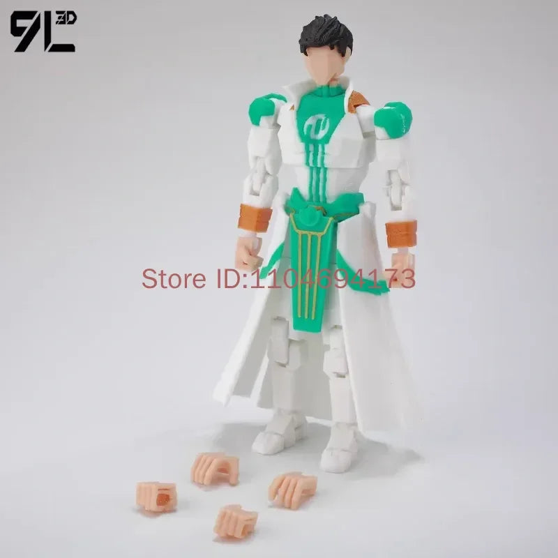 9L 3D Invincible Omni Man Titan Action Figure - Multi-Jointed Articulated Collectible Toy for US Comic Fans Display