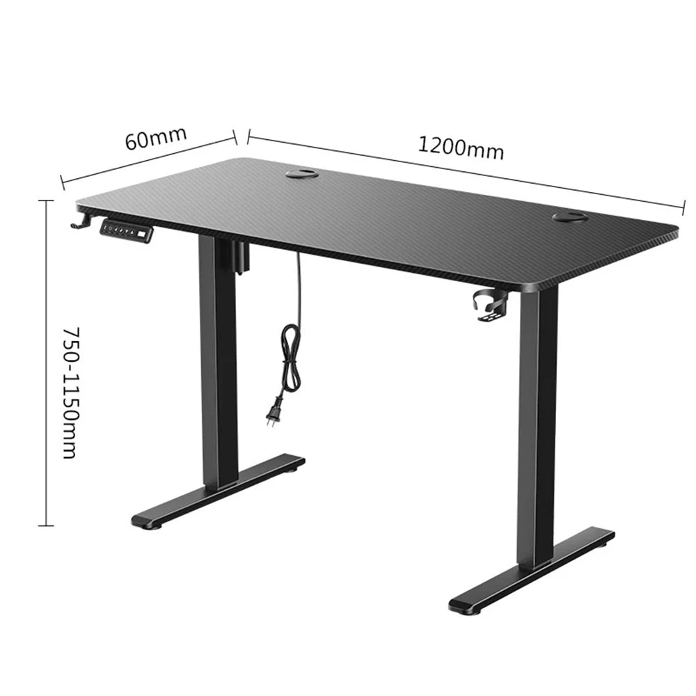 Height Adjustable Electric Standing Desk Sitting Desk Motion Desk For Home Office Protection Ergonomic Cervix Lower Spine