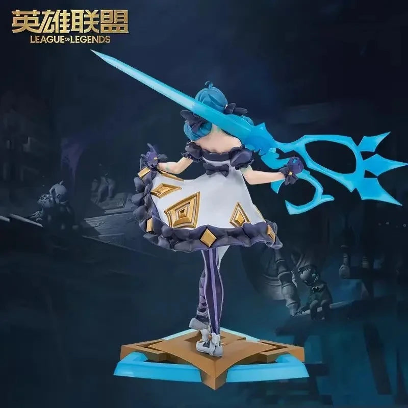 League of Legends LOL Spirit Doll Gwen Medium Sculpture Desktop Ornaments Figurines Game Peripheral Action Figure Toy In Stock