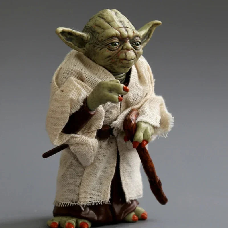 Stars Wars Movies Series Character Scale Model Grand Master Yoda Action Figure Model Desktop Ornament Doll Toys Birthday Gifts