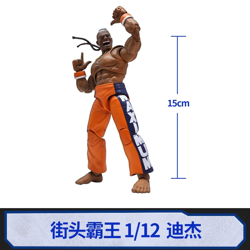 Jada Street Fighter 6 Cammy White Guile Dee Jay Model   Toy Anime Figure Action Figure Street Fighter Model Gift Collect Doll