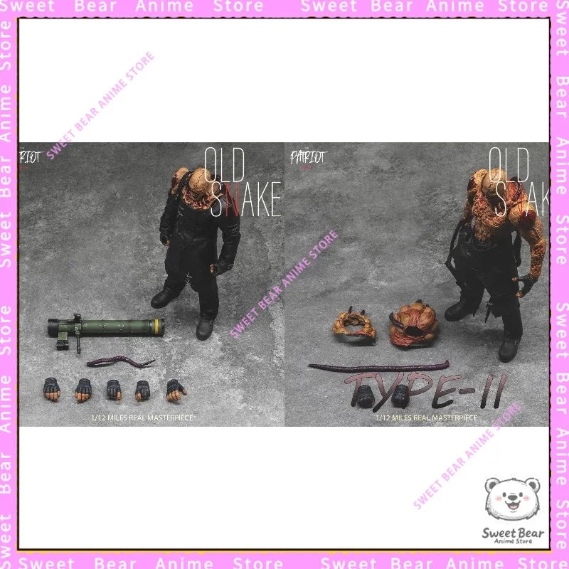 In Stock Patriot 1/12 Nemesis-T Type Tracker Resident Evil BIG BOSS Action Figure ACG Model Trendy Toy Desktop Doll Collectibles