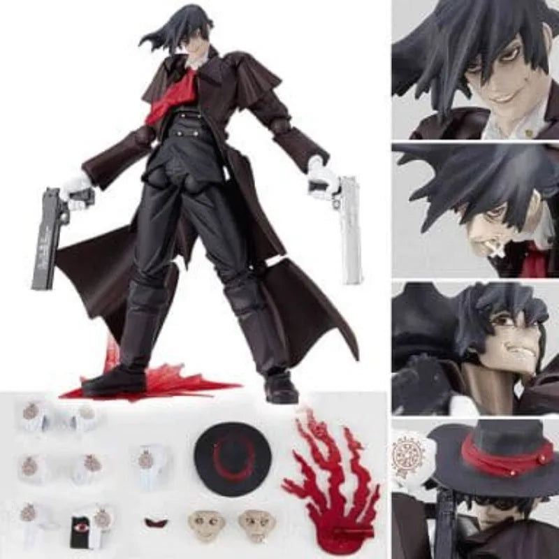 KAIYODO Original Authentic Yamaguchi Style 114 Hell Song National Order Knights Alcatel Alucard Mobile Doll Model Handmade Toy