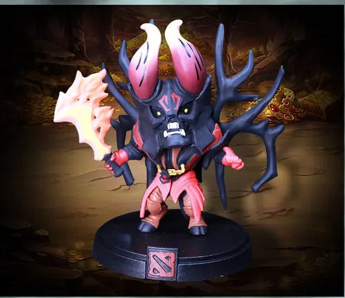 Dota 2 Figure Action Heroes Set Jakiro Shadow Fiend Snapfire Earthshaker Drow Ranger Rubick Treant PVC Q Version 4" Toy Doll