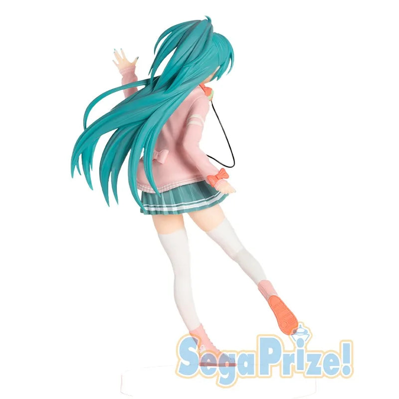 SEGA Original Hatsune Miku Project DIVA Arcade Future Tone Hatsune Miku SPM Figur Ribbon Girl Ver 24cm Modell Spielzeugfigur