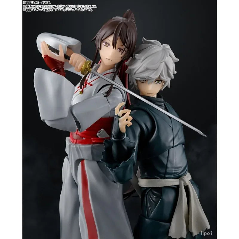 Bandai Original SHF Hell's Paradise Gabimaru The Hollow Sagiri Yamada Asaemon Yuzuriha Anime Action Figure Model Toy Boys Gift