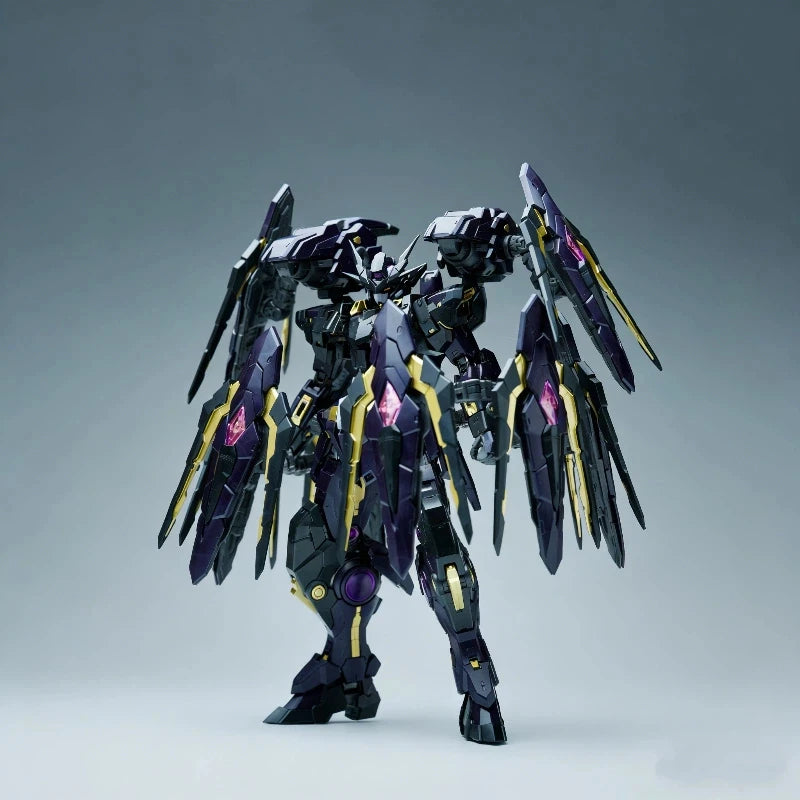 IronToys Star Fall 1/100 Mecha Model Kit Alloy Frame Assembled Toy Action Figures With Display Base Stand Desktop Decor Boy Gift