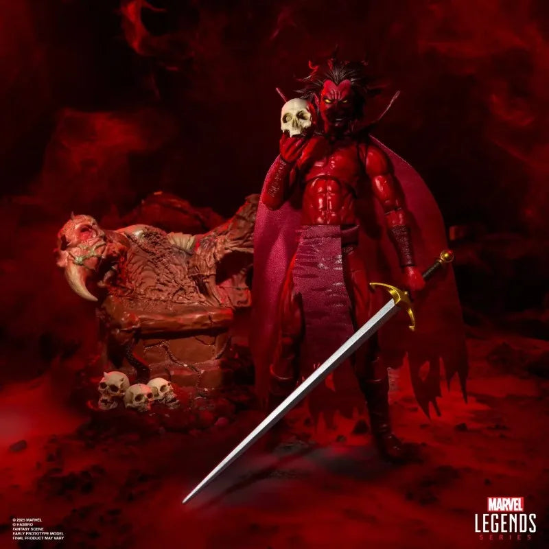 【Pre Sale】Original Hasbro Marvel Legends Series Mephisto Hell Throne Set ML Anime Figure Toy Collection Model