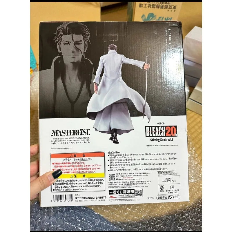 Original BANDAI SPIRITS Ichiban KUJI BLEACH Stirring Souls Vol.1 B Reward Aizen Sousuke MASTERLISE Animation Figures Toys