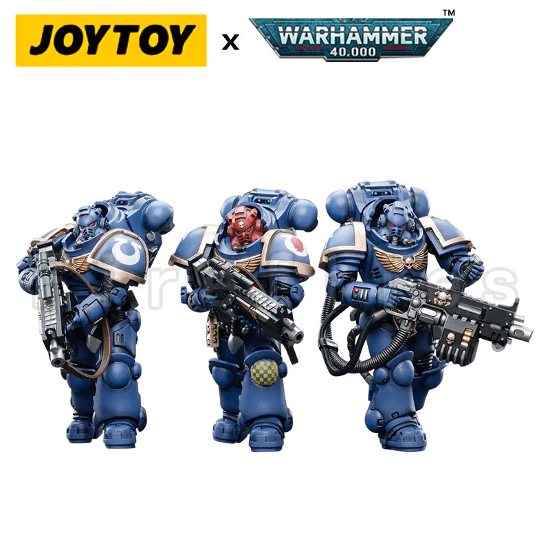 1/18 JOYTOY Action Figure (3PCS/SET) 40K Heavy Intercessor Anime Collection Model Toy Free Shipping