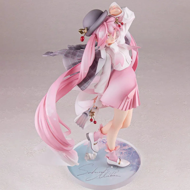 GSC Original Genuine Vocaloid Hatsune Miku 1/6 Sakura Hanami Outfit Ver. 28cm Collections Model Anime Girl Toy Figures Xmas Gift