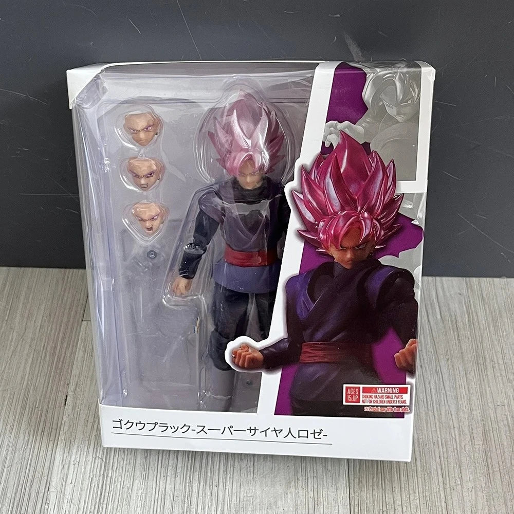 Dragon Ball Z Son Goku Kaiouken Black Wukong Action Figure Anime S.H.Figuarts SHF Model  Collection Toy Gifts