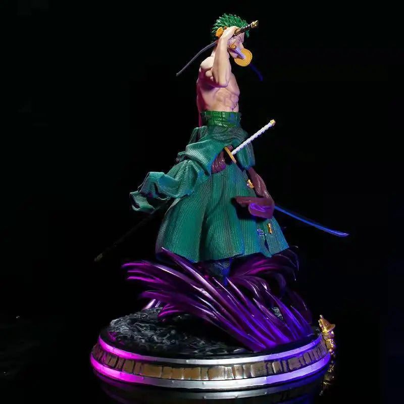 One Piece Phantom Roronoa Zoro Three-Sword Style Аниме Фигурка Модел Статуя Колекция Настолни Подаръци Ръчно изработен Модел Екшън Фигурка